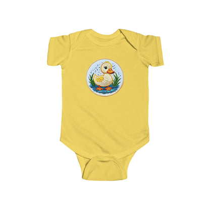 DUCKY CAMEO Infant Fine Jersey Bodysuit NB: 0 - 24 mo