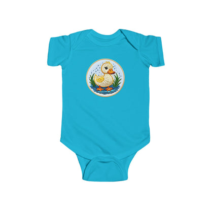 DUCKY CAMEO Infant Fine Jersey Bodysuit NB: 0 - 24 mo