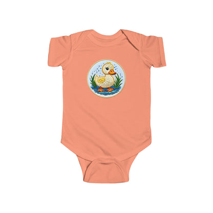 DUCKY CAMEO Infant Fine Jersey Bodysuit NB: 0 - 24 mo