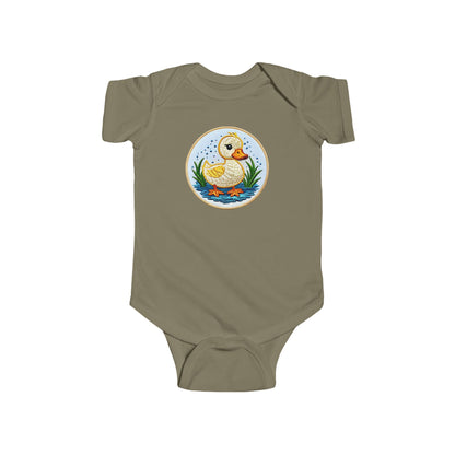 DUCKY CAMEO Infant Fine Jersey Bodysuit NB: 0 - 24 mo