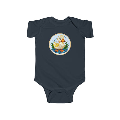 DUCKY CAMEO Infant Fine Jersey Bodysuit NB: 0 - 24 mo