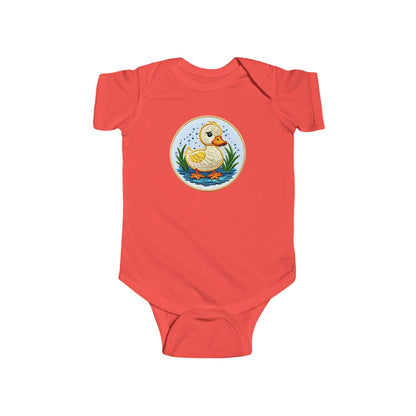 DUCKY CAMEO Infant Fine Jersey Bodysuit NB: 0 - 24 mo