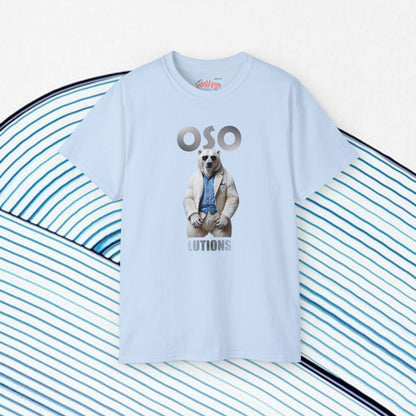 OSO-LUTIONS- Camiseta Unisex de Algodón Ultra Suave 