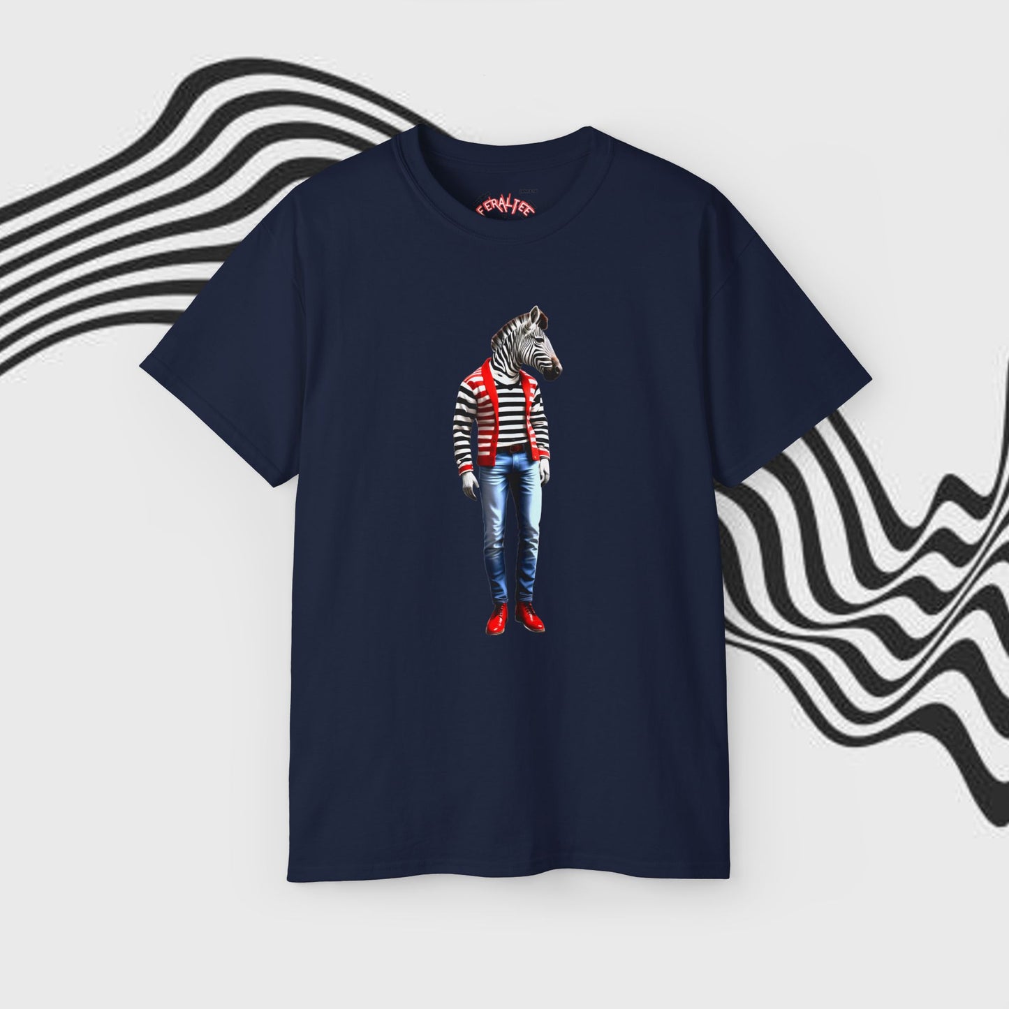 ZEBRO- Camiseta Unisex de Algodón Ultra Fino