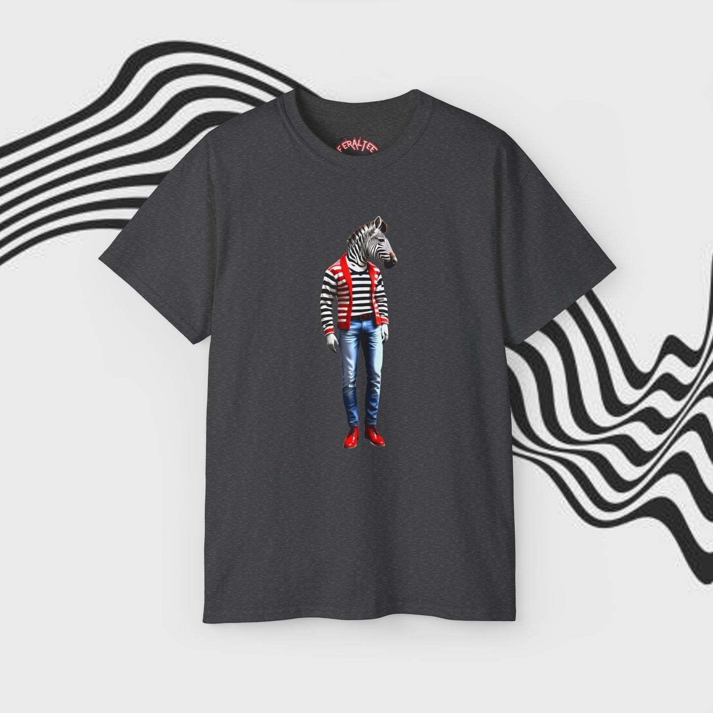 ZEBRO- Camiseta Unisex de Algodón Ultra Fino