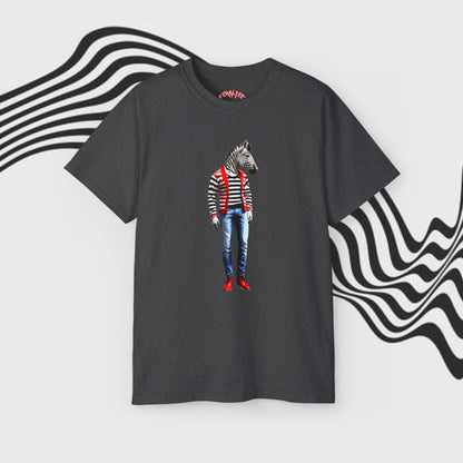 ZEBRO- Camiseta Unisex de Algodón Ultra Fino