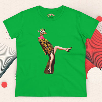 Camiseta de algodón de peso medio para mujer de ALTA MODA