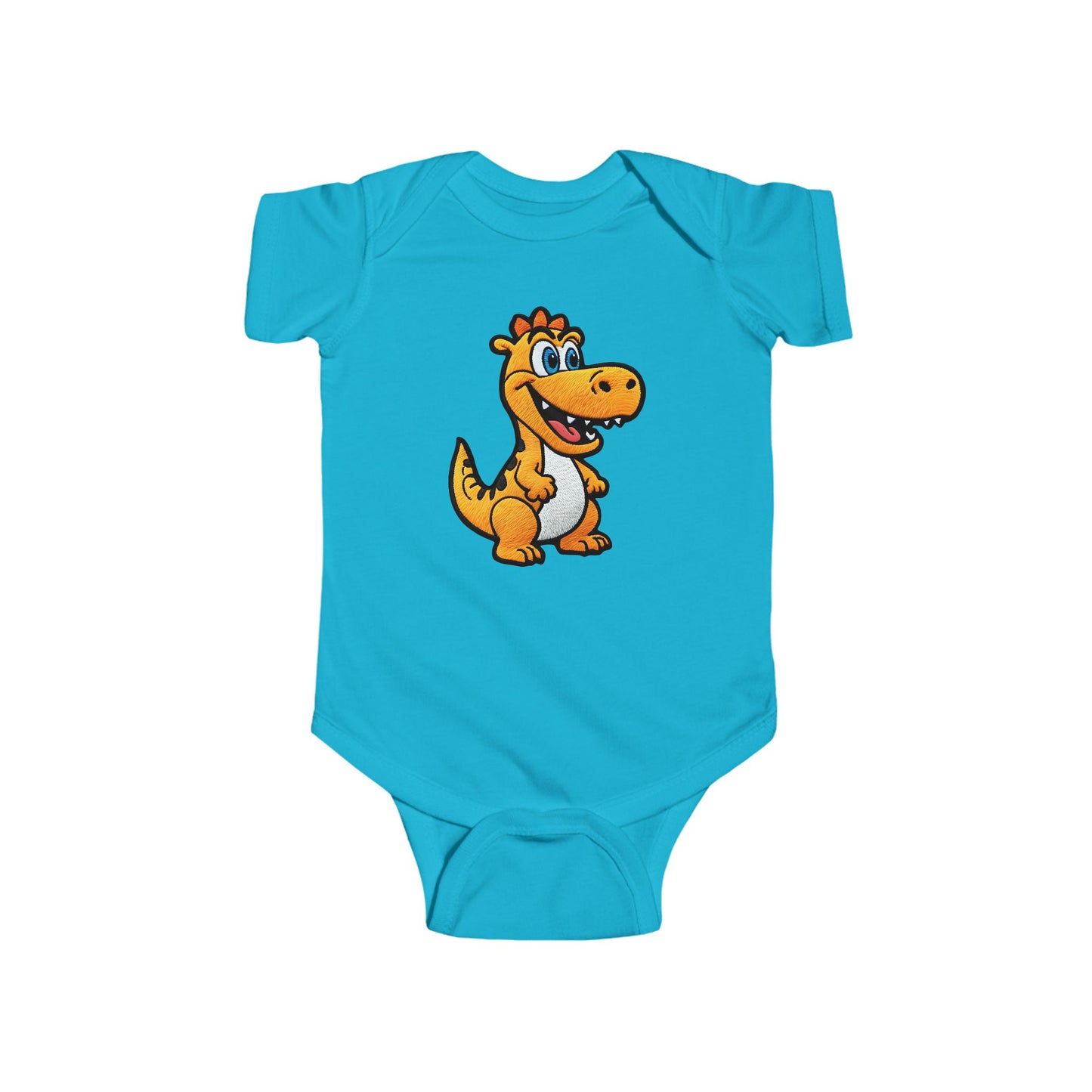 DINO Infant Fine Jersey Bodysuit NB: 0 - 24 mo