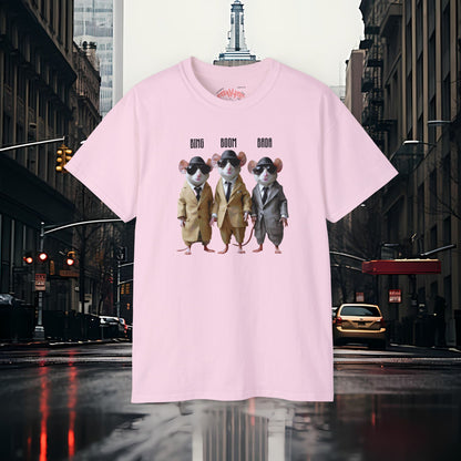 BADA BING- BADABOOM- Camiseta Unisex de Algodón Ultra Fino