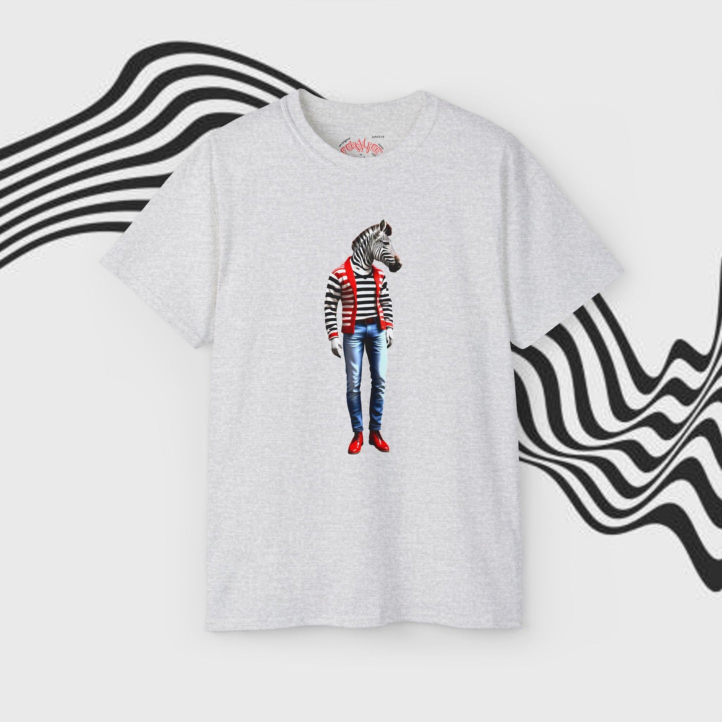 ZEBRO- Camiseta Unisex de Algodón Ultra Fino