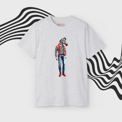 ZEBRO- Camiseta Unisex de Algodón Ultra Fino