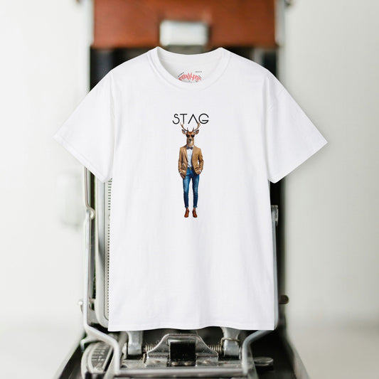 STAGGERED- Camiseta Unisex de Algodón Ultra Fino