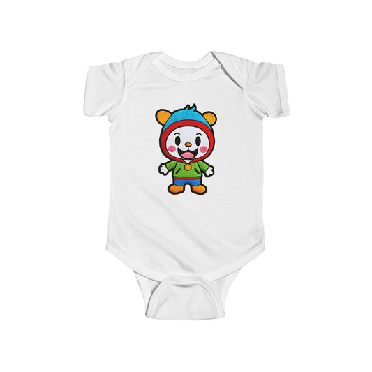 SMILEY Infant Fine Jersey Bodysuit NB: 0 - 24 mo