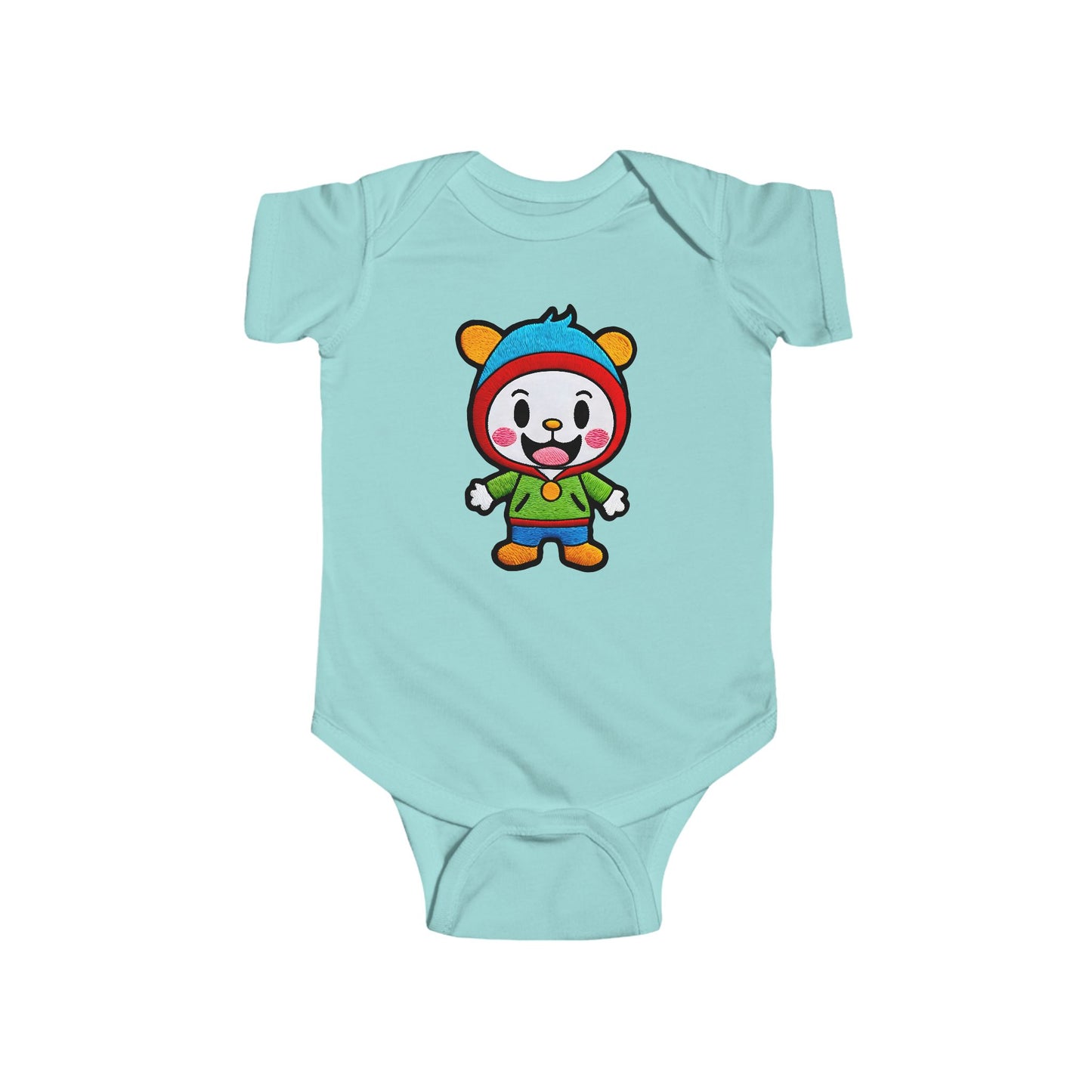 SMILEY Infant Fine Jersey Bodysuit NB: 0 - 24 mo
