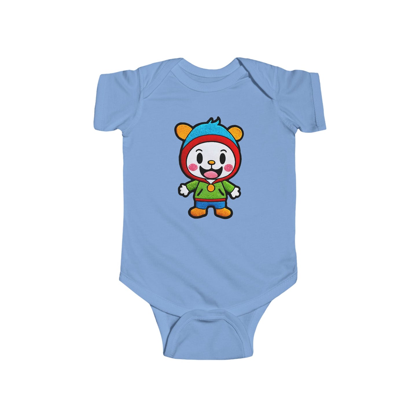 SMILEY Infant Fine Jersey Bodysuit NB: 0 - 24 mo