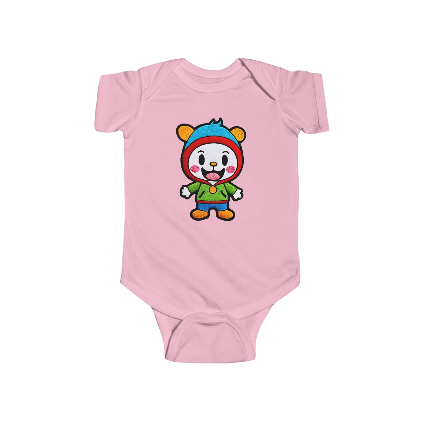 SMILEY Infant Fine Jersey Bodysuit NB: 0 - 24 mo