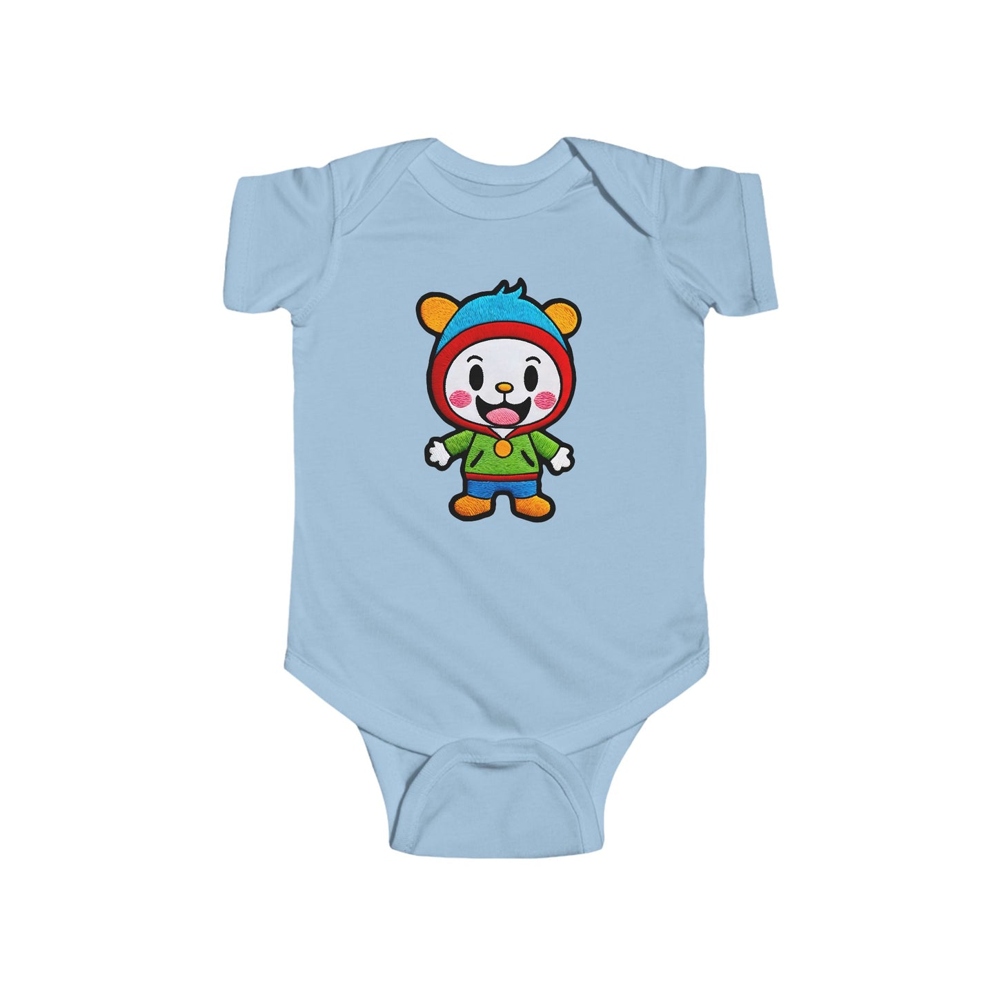 SMILEY Infant Fine Jersey Bodysuit NB: 0 - 24 mo