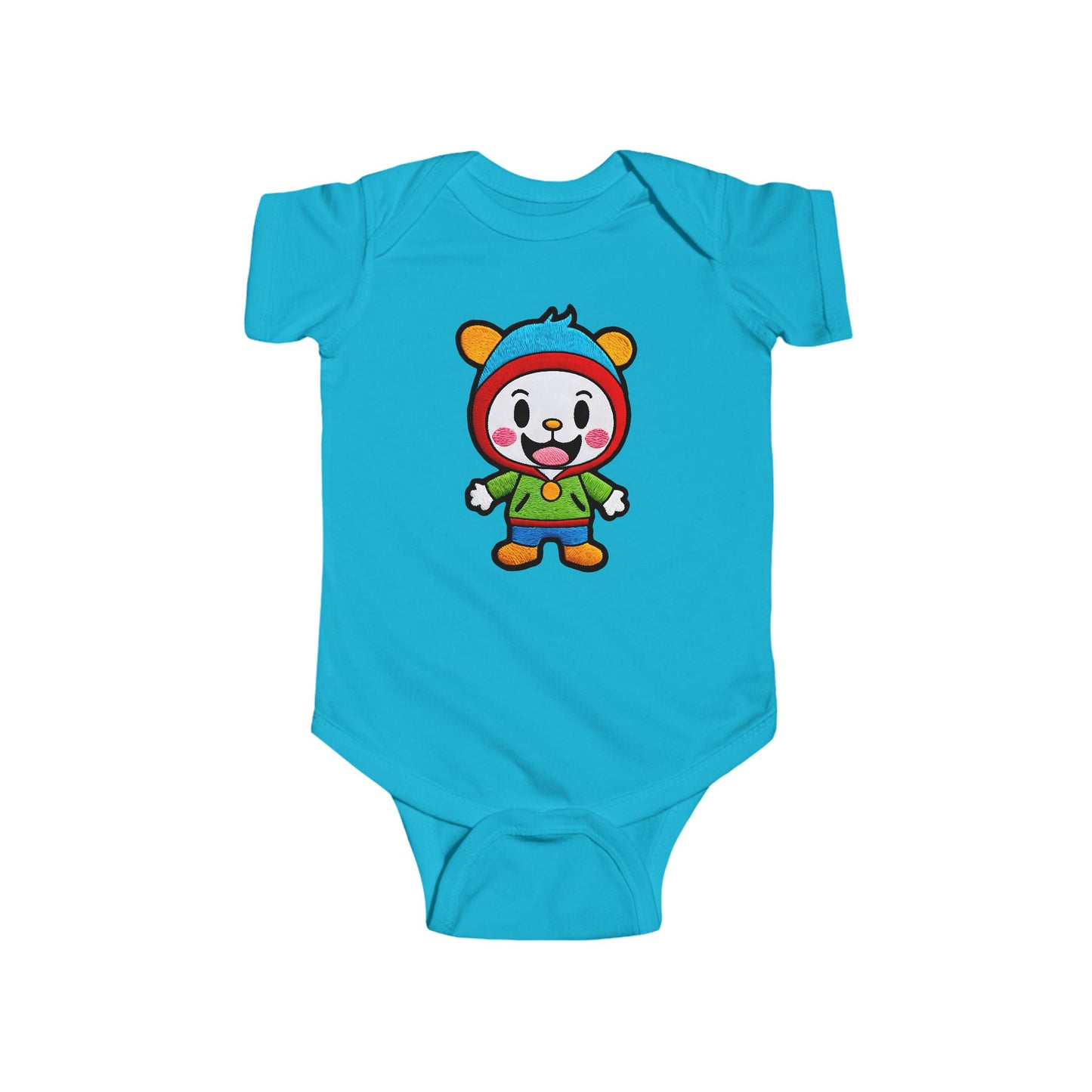 SMILEY Infant Fine Jersey Bodysuit NB: 0 - 24 mo