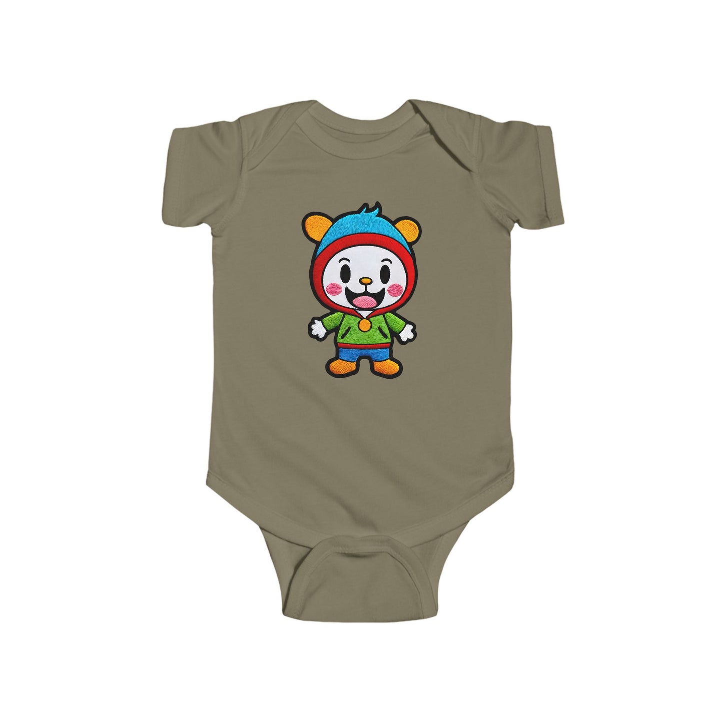 SMILEY Infant Fine Jersey Bodysuit NB: 0 - 24 mo