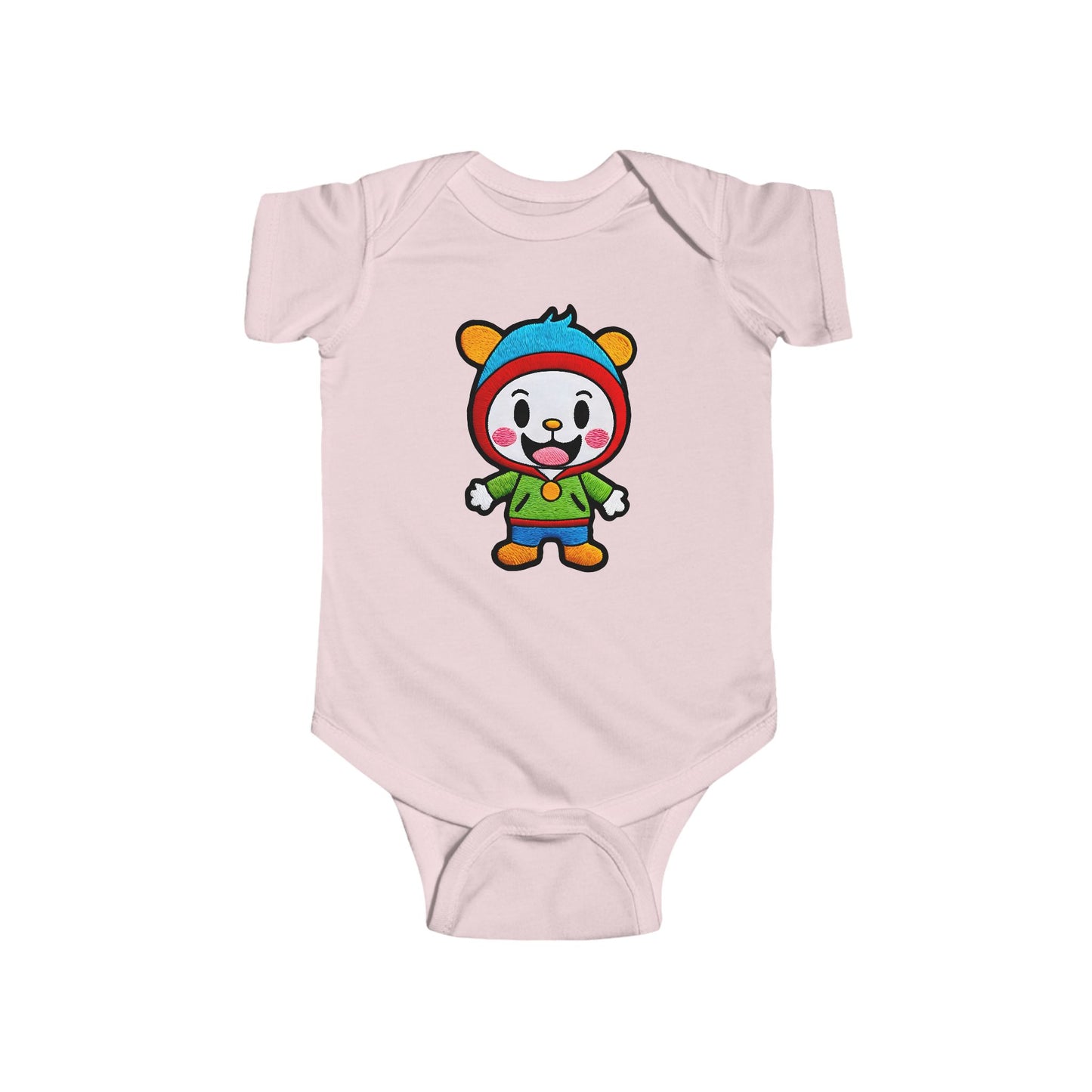 SMILEY Infant Fine Jersey Bodysuit NB: 0 - 24 mo