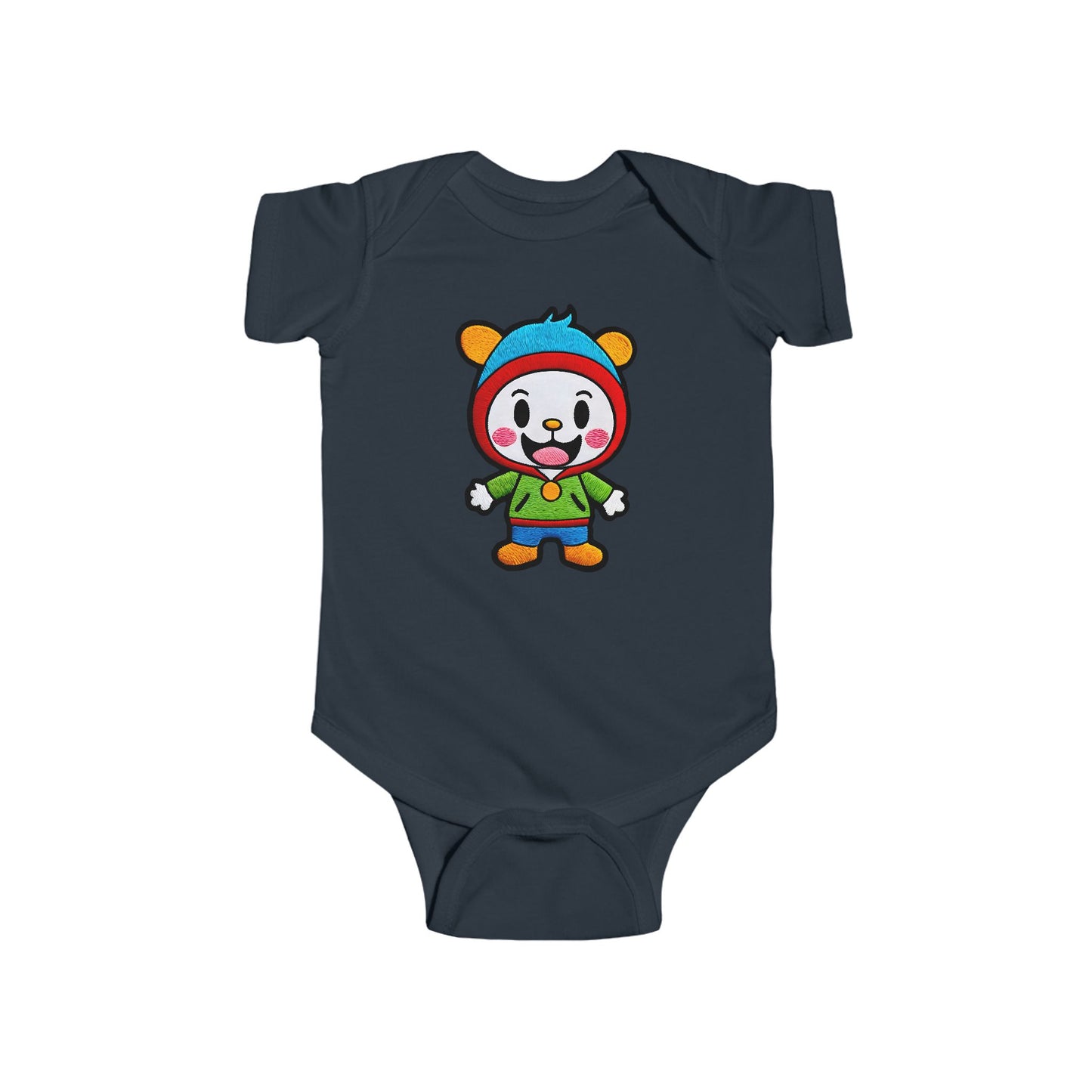 SMILEY Infant Fine Jersey Bodysuit NB: 0 - 24 mo