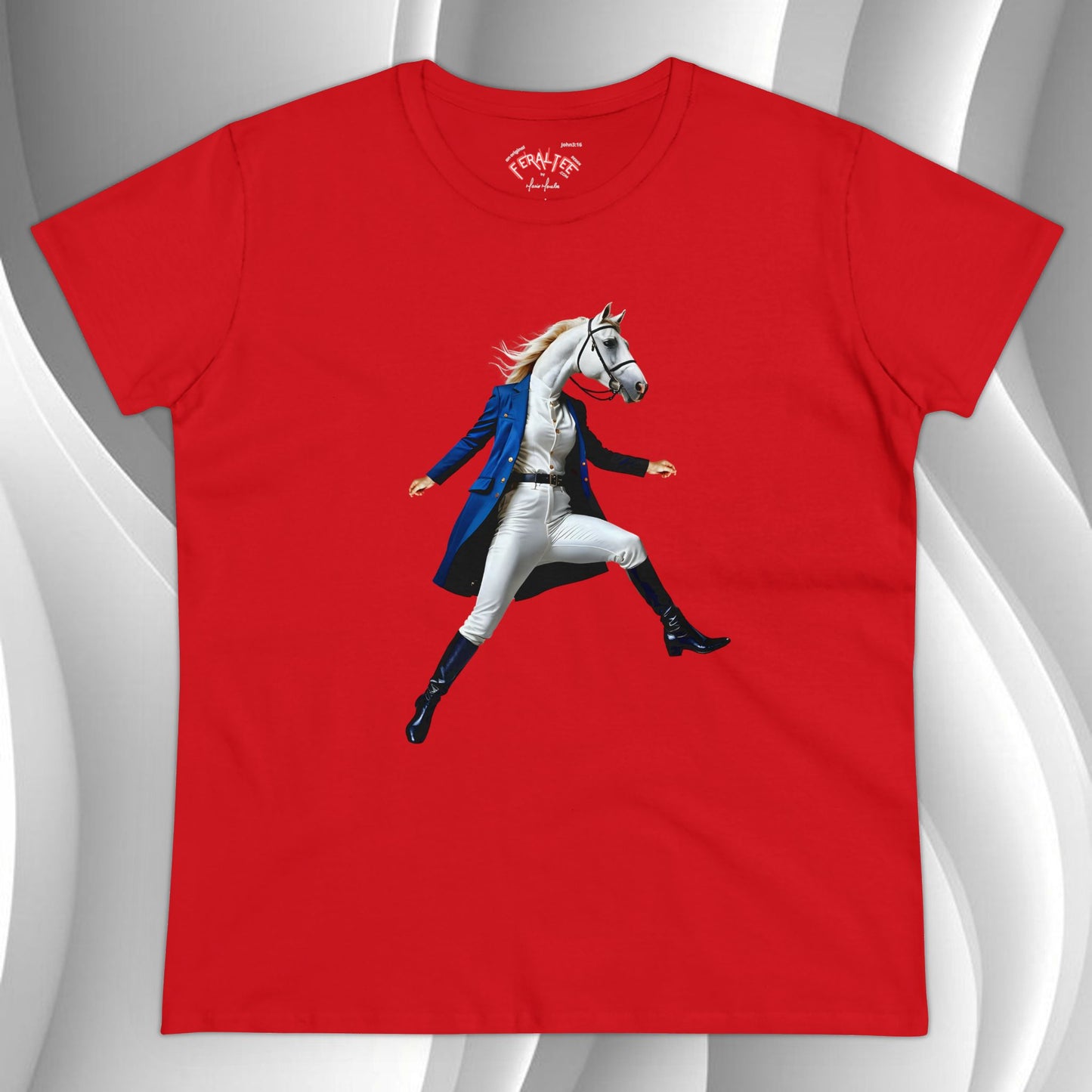 BELLE Women's Midweight Cotton Tee