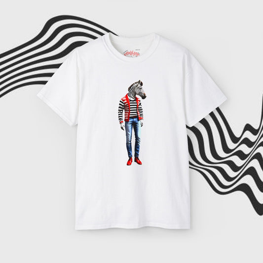 ZEBRO- Camiseta Unisex de Algodón Ultra Fino