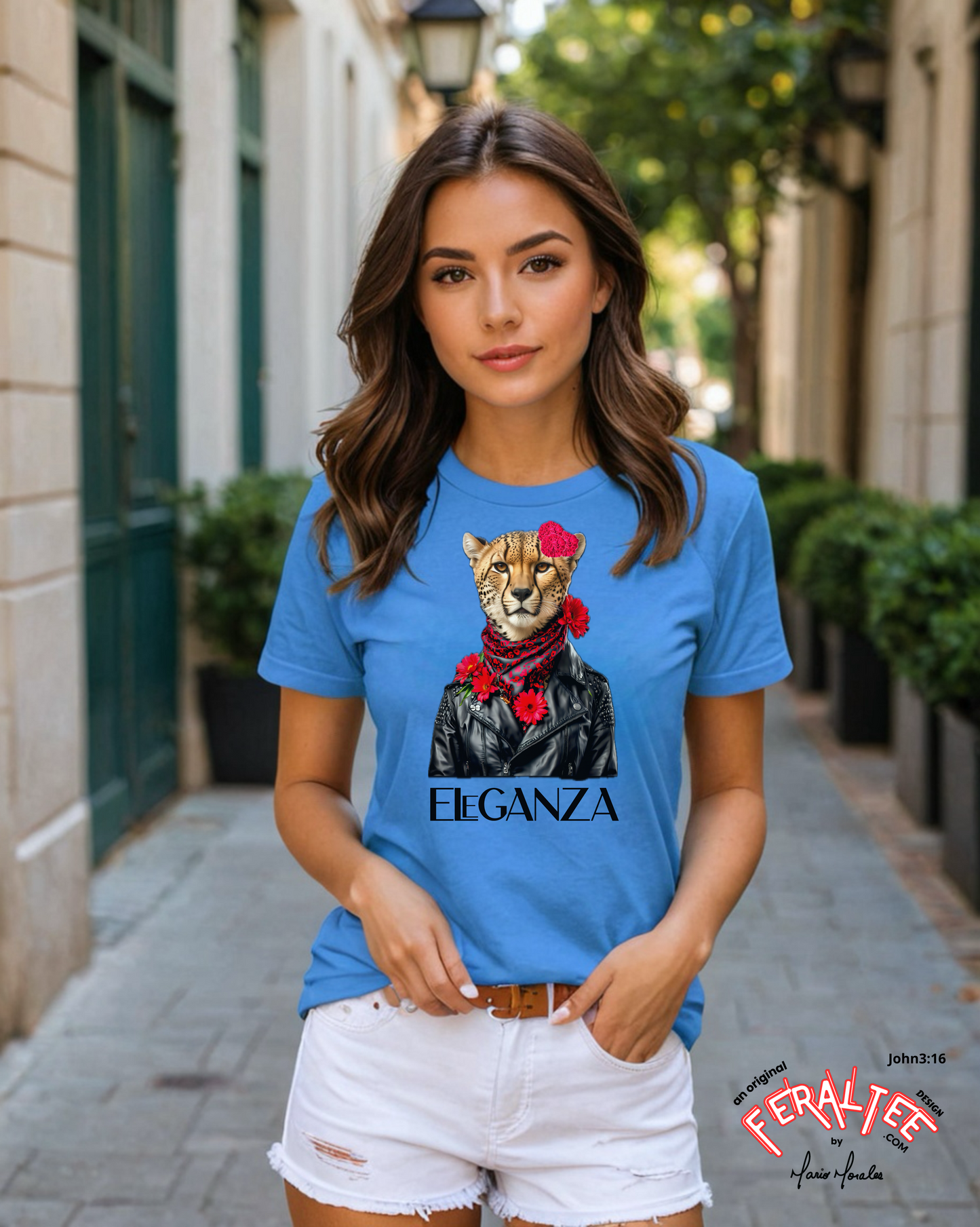 Camiseta de manga corta juvenil ELEGANZA