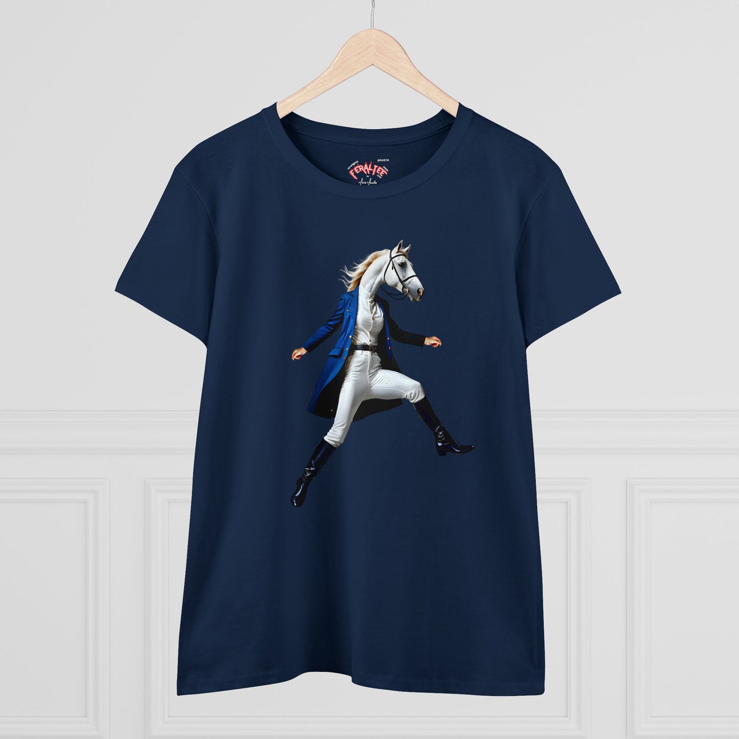 BELLE Women's Midweight Cotton Tee