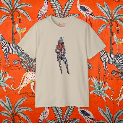 ZETE- Camiseta Unisex de Algodón Ultra Suave