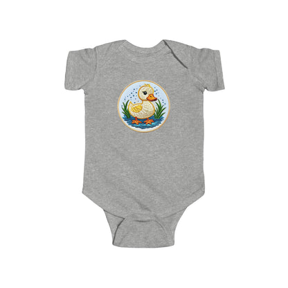 DUCKY CAMEO Infant Fine Jersey Bodysuit NB: 0 - 24 mo