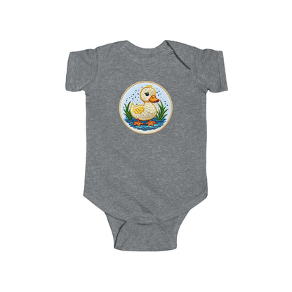 DUCKY CAMEO Infant Fine Jersey Bodysuit NB: 0 - 24 mo