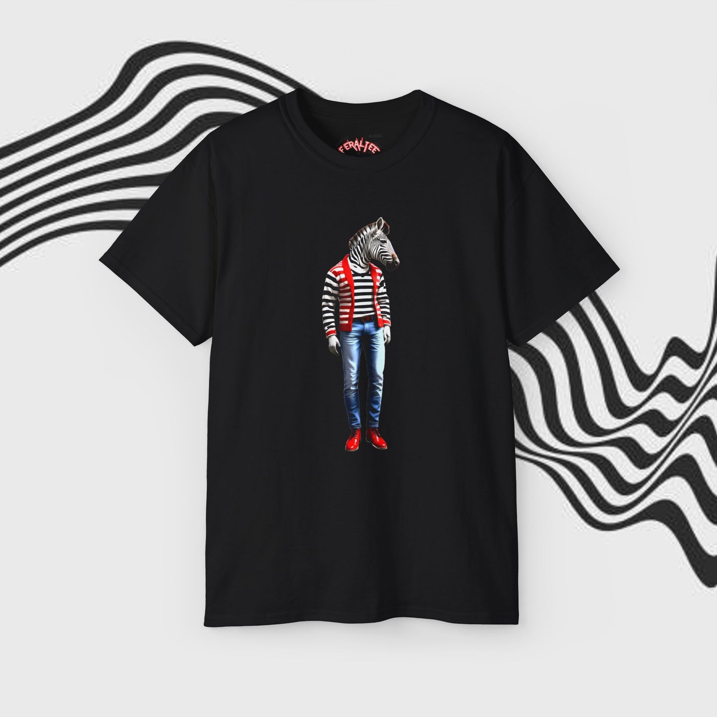 ZEBRO- Camiseta Unisex de Algodón Ultra Fino