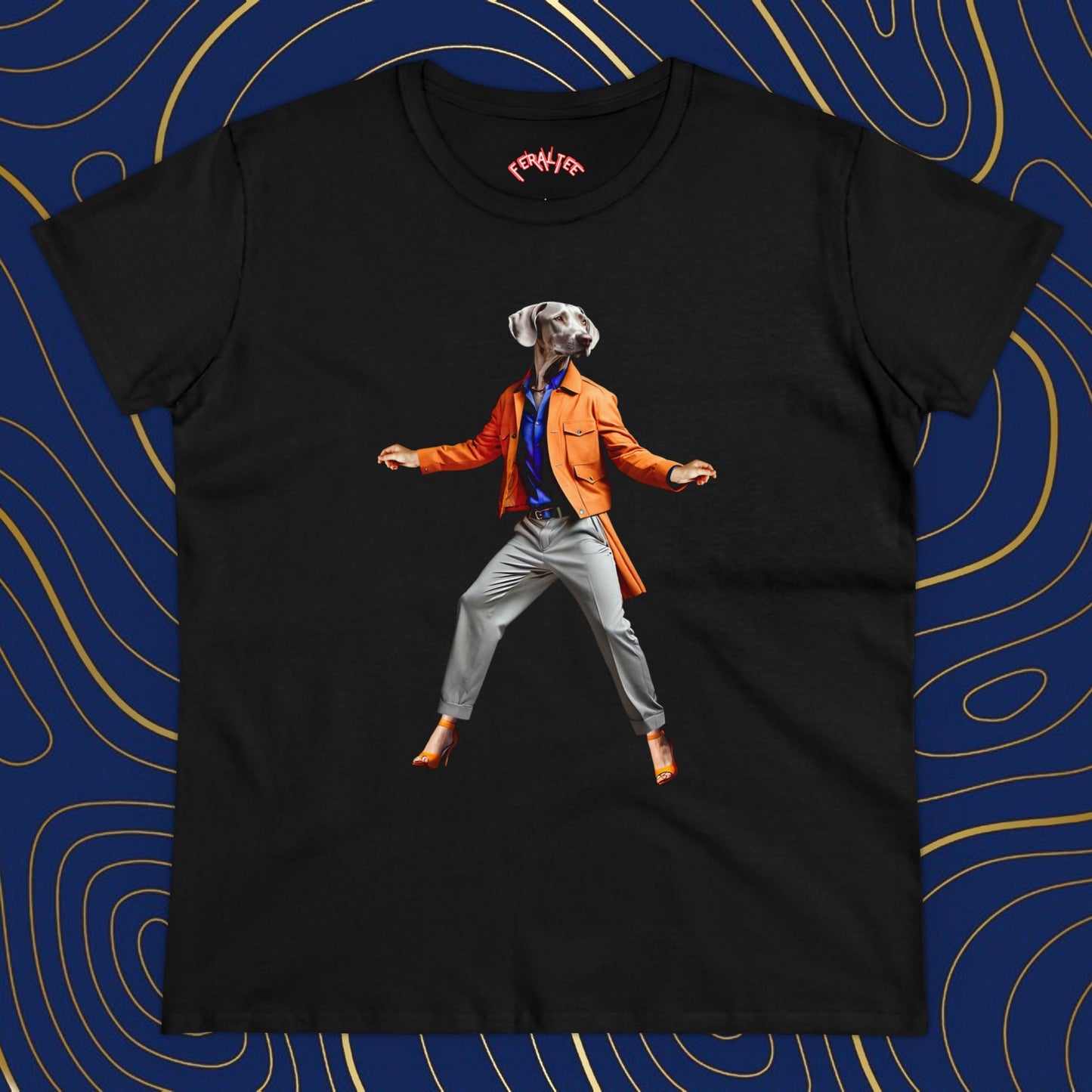 Camiseta de algodón de peso medio para mujer de VOGUE