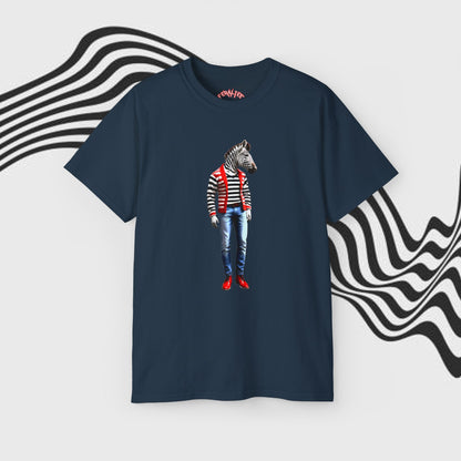 ZEBRO- Camiseta Unisex de Algodón Ultra Fino