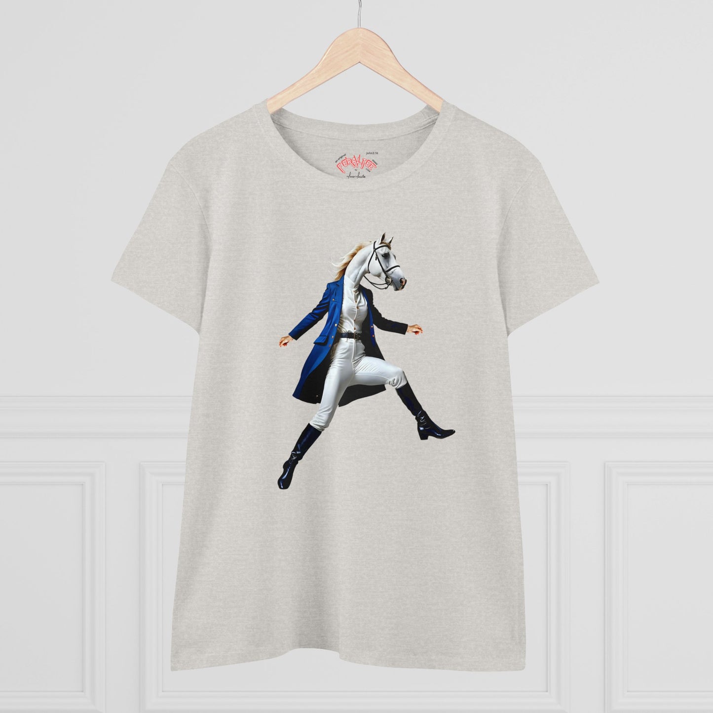BELLE Women's Midweight Cotton Tee