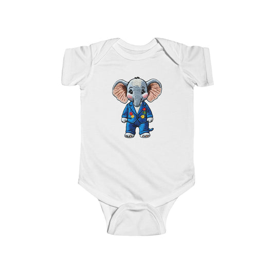 TUSKER Infant Fine Jersey Bodysuit NB: 0 - 24 mo