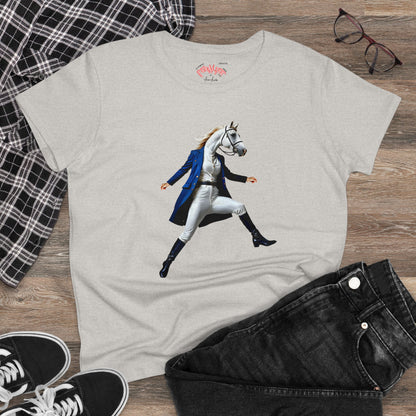 BELLE Women's Midweight Cotton Tee