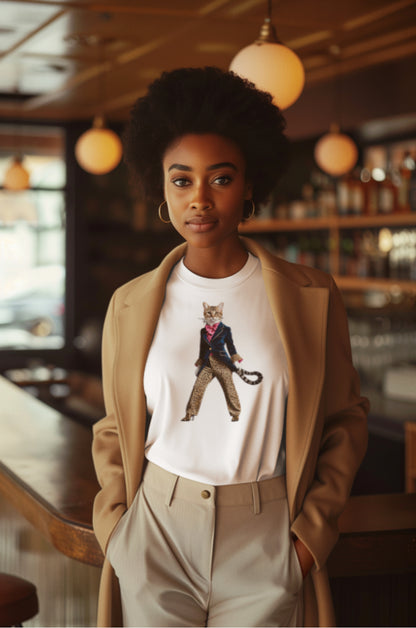 FELIS- Camiseta Unisex de Algodón Ultra Fino