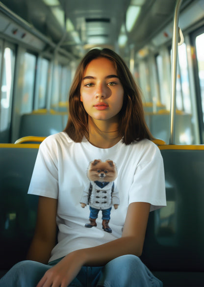 POM -Camiseta Unisex de Algodón Ultra Suave 