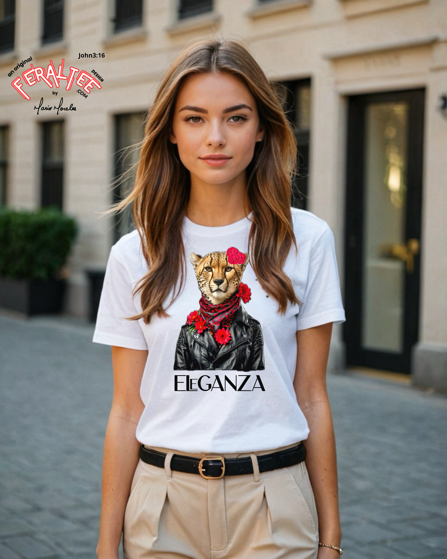 Camiseta de manga corta juvenil ELEGANZA