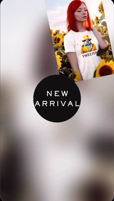 TWEETER- Camiseta Unisex de Algodón Ultra Fino